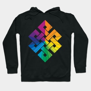 Endless Rainbow Knot Hoodie